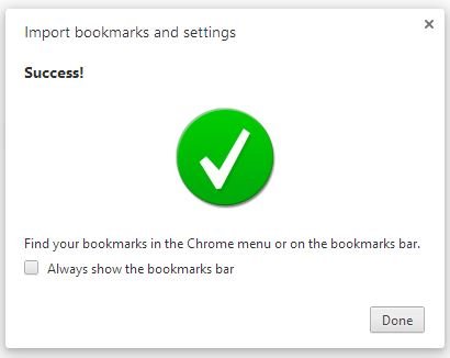 Import Firefox Bookmarks