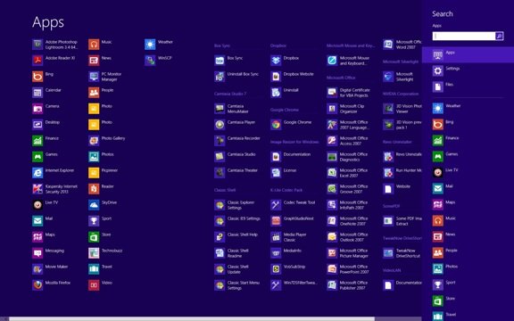 Windows 8 Start Screen