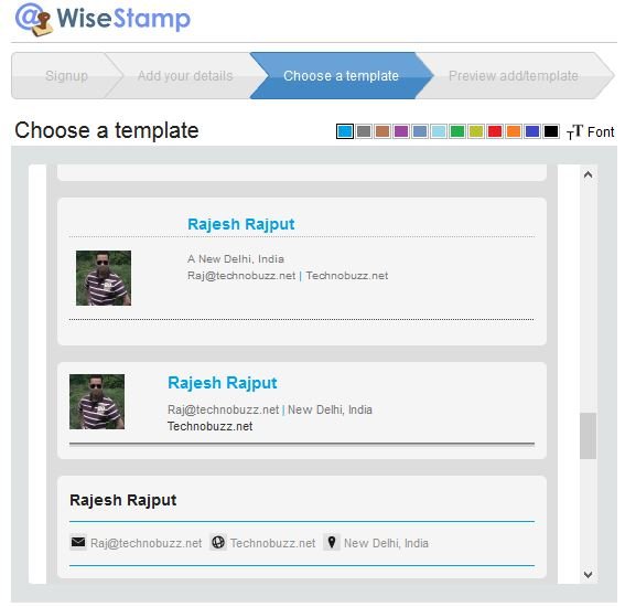 WiseStamp Email Signature Templates