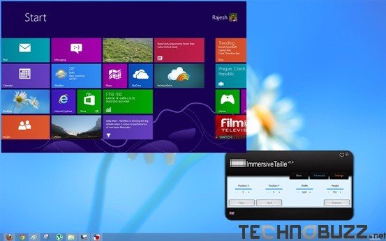 Add Windows 8 Start Screen on Desktop
