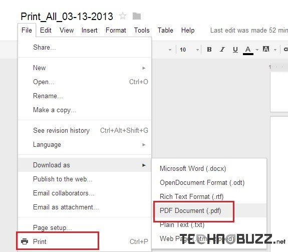 Print Gmail Emails or Save As PDF