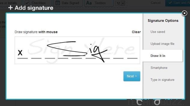 Add Signature