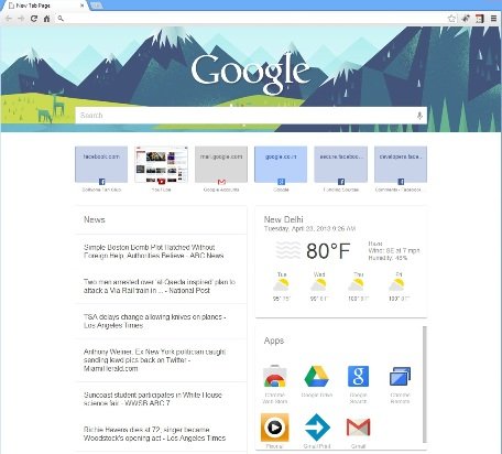 Google Now on Google Chrome