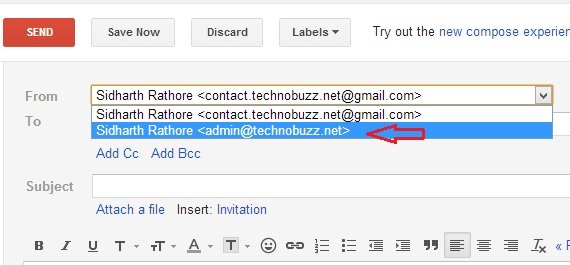 Use Professional Email id to Send Email From Gmail