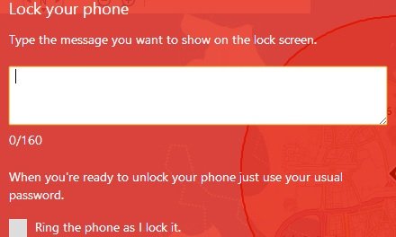 Lock Windows Phone