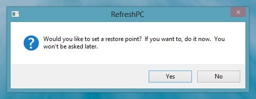 Windows System Restore Point