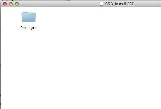 OS X Packages Folder