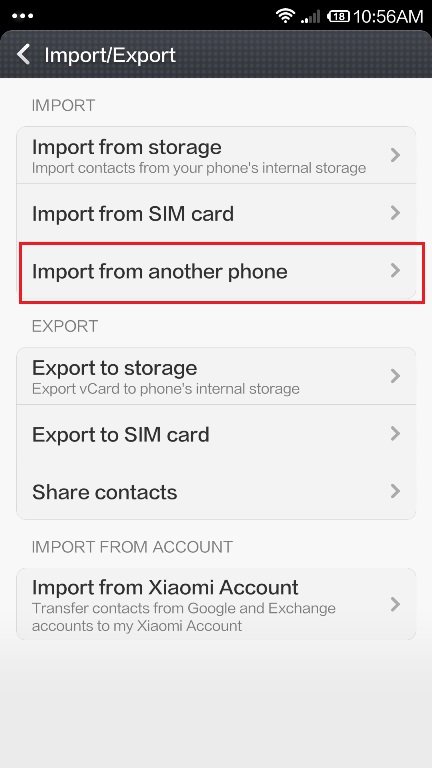 Import-From-Other-Phone