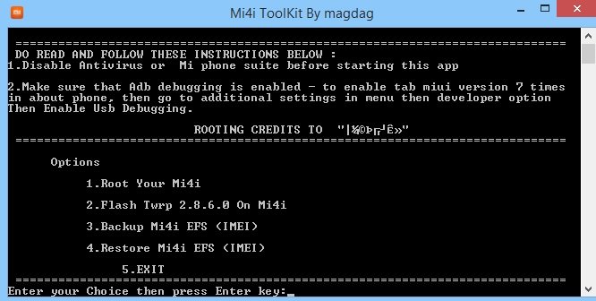 mi4i-rooting-tool