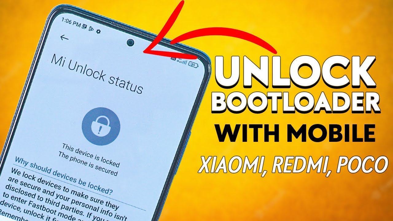 Unlock Bootloader Xiaomi with Mobile