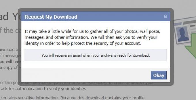 How to Download Your Facebook Data Easily - TechnoBuzz | How to Android ...
