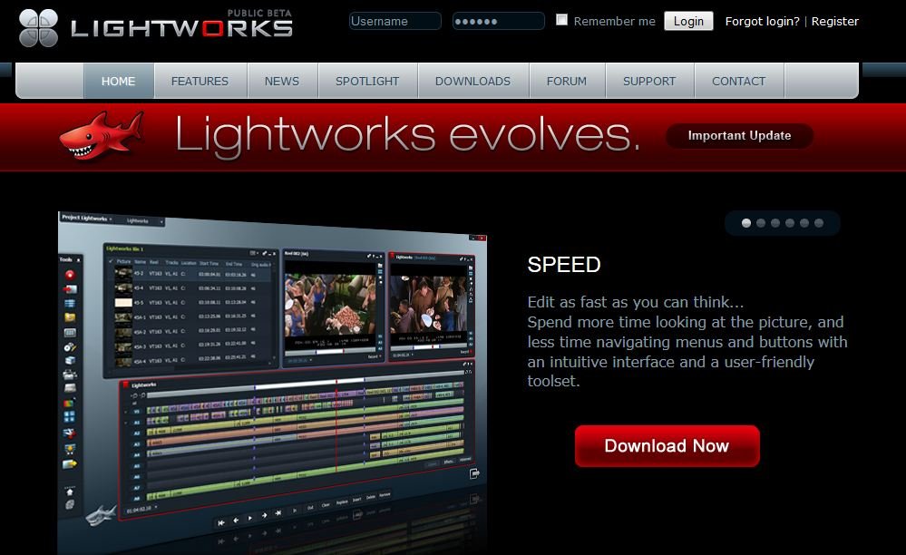 lightworks editing software windows