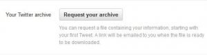 download twitter archive