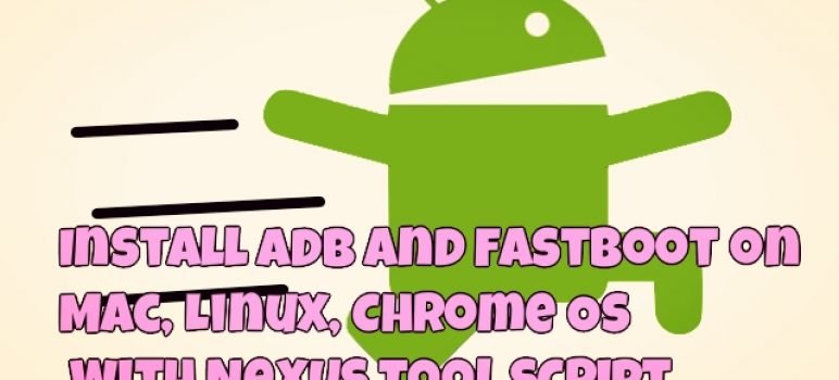 install adb and fast boot for mac