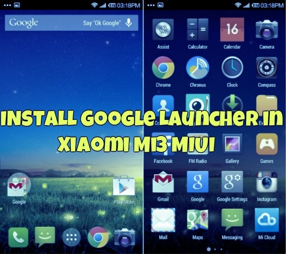 Google Launcher in Xiaomi Mi3 MIUI