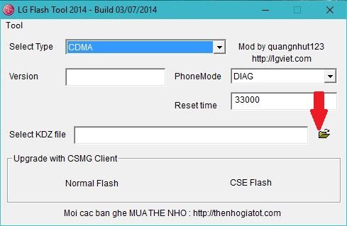 lg flash tool 2014 connection to server failed