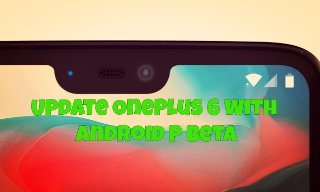 Update OnePlus 6 With Android P Beta