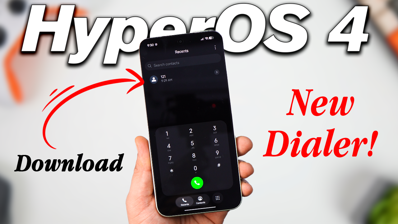 HyperOS 4 new Dialer